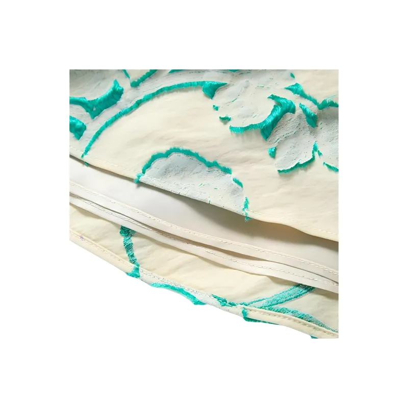 GABRIELE COLANGELO SS24 Casual Long Skirts Women's Green White-2