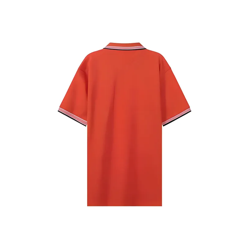 HUGO BOSS Polo Shirts Men Orange Red-1