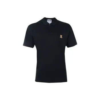 MOSCHINO Polo Shirts Men Black