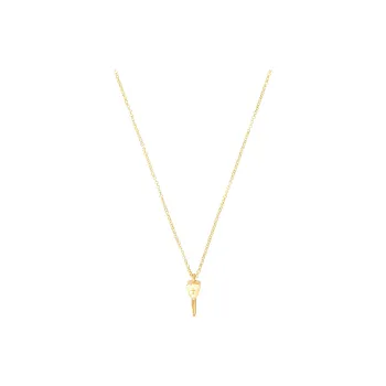 Alighieri 24K Gold Recycled Bronze Necklaces Men's Gold
