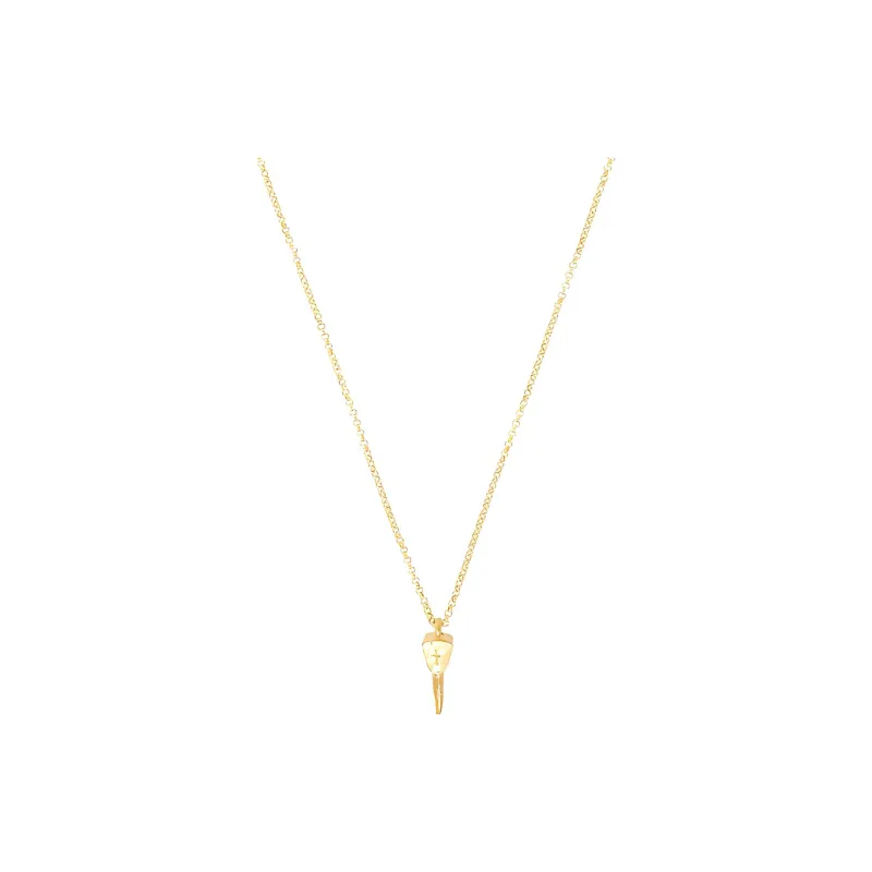 Alighieri 24K Gold Recycled Bronze Necklaces Men's Gold-0