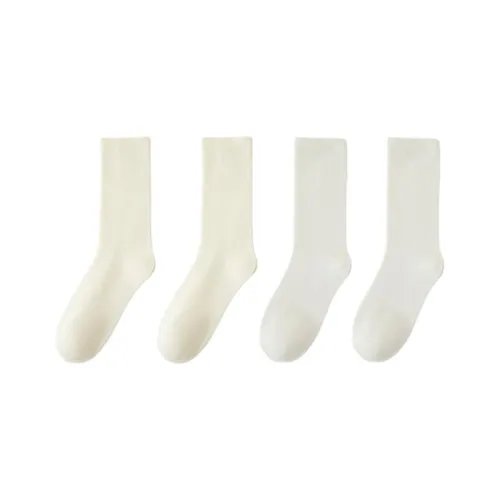 Temooues Mid Calf Socks Women's 4 Pack