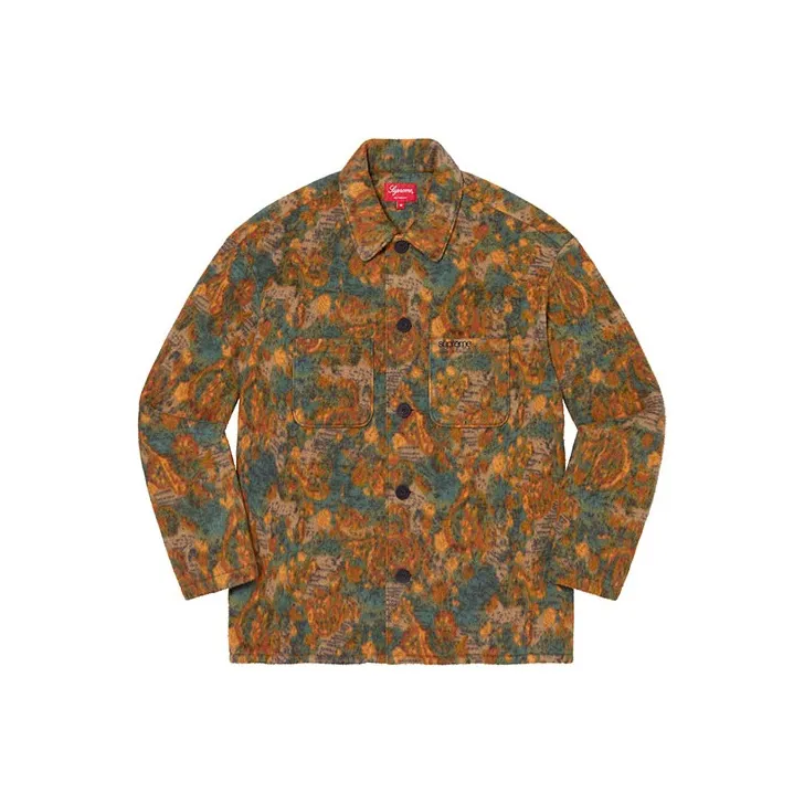 Supreme Paisley Fleece Shirt-0