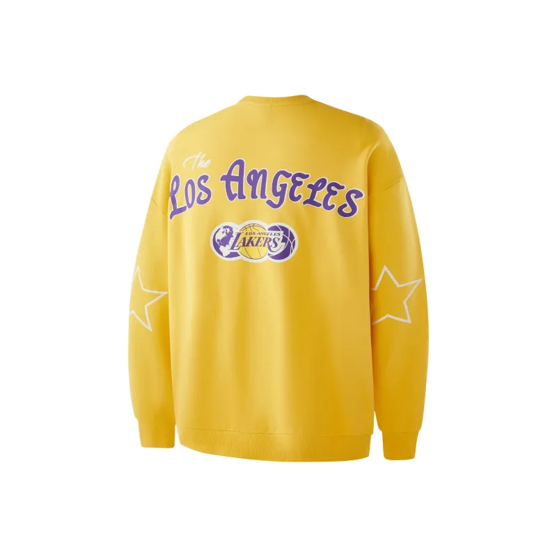 NBA Team Culture Series Sweatshirts Unisex Yellow-0