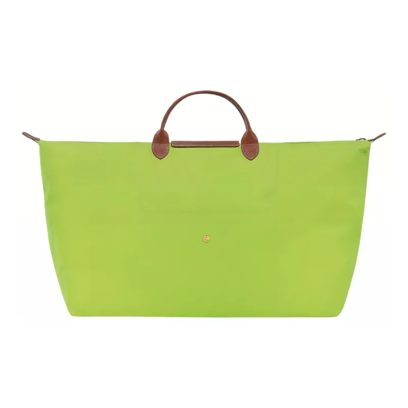LONGCHAMP Le Pliage Canvas With Leather Trim Travel Bag Handbag Extra Large Men's Green-2