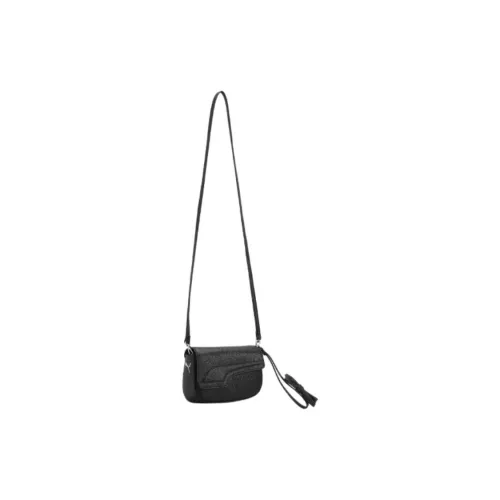 PUMA Hello Kitty Collaboration Artificial Leather Shoulder Bag Mini Women's Black