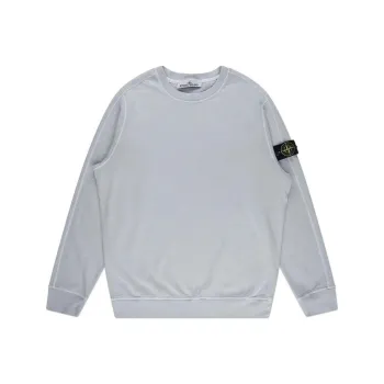 STONE ISLAND Logo Patch Crewneck Sweatshirt