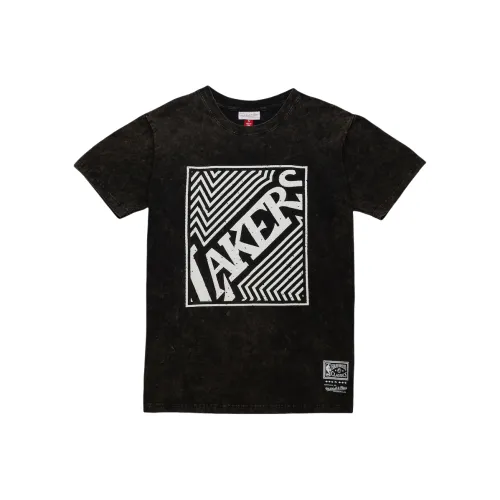 Mitchell & Ness x NBA Los Angeles Lakers T Shirt Men's Washed Black