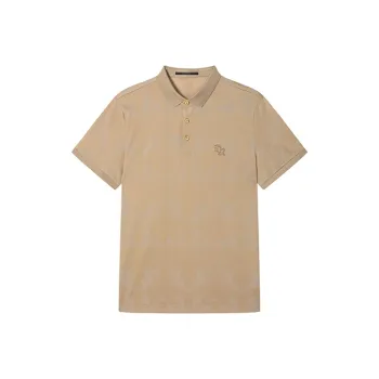 DAVID NAMAN Polo Shirts Men Khaki