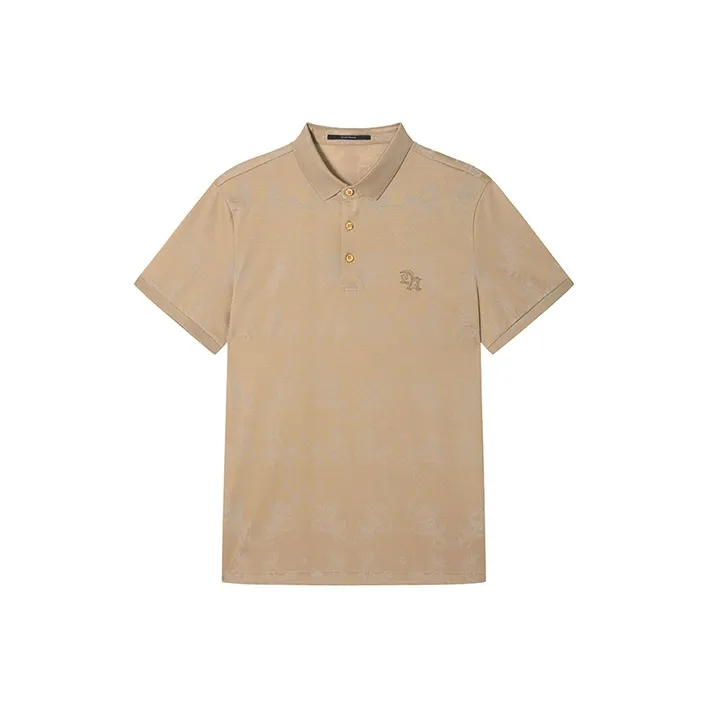 DAVID NAMAN Polo Shirts Men Khaki-0