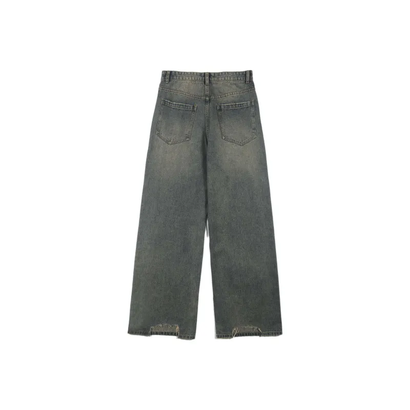 ZWWWZ Jeans Unisex Vintage Blue-1