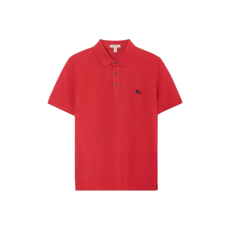 Burberry Polo Shirts Men Red-0