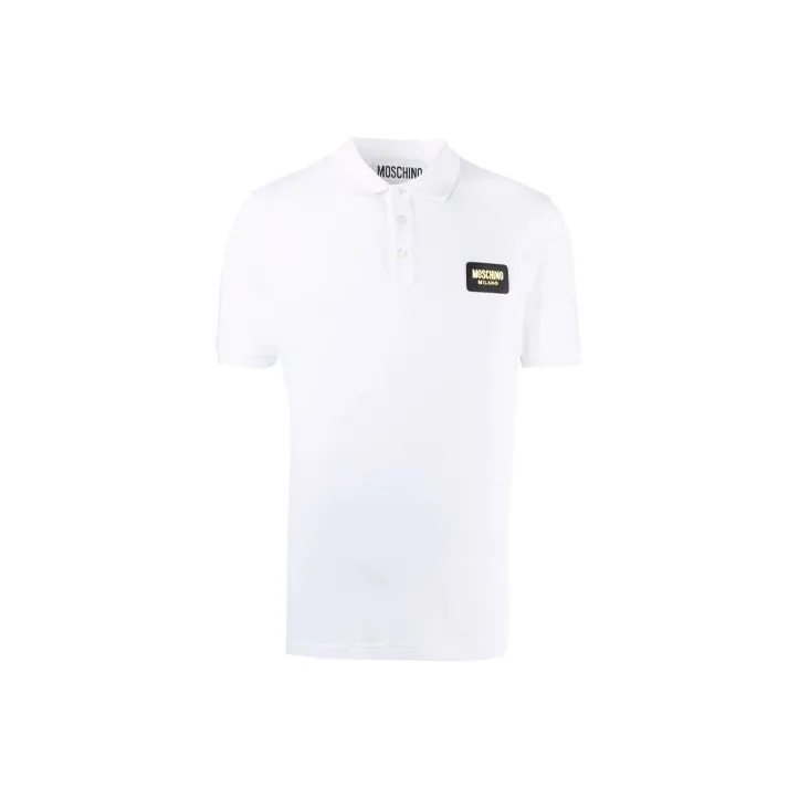 MOSCHINO Polo Shirts Men White-0