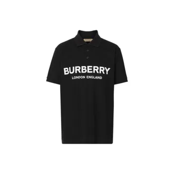 Burberry Polo Shirt Men's Black