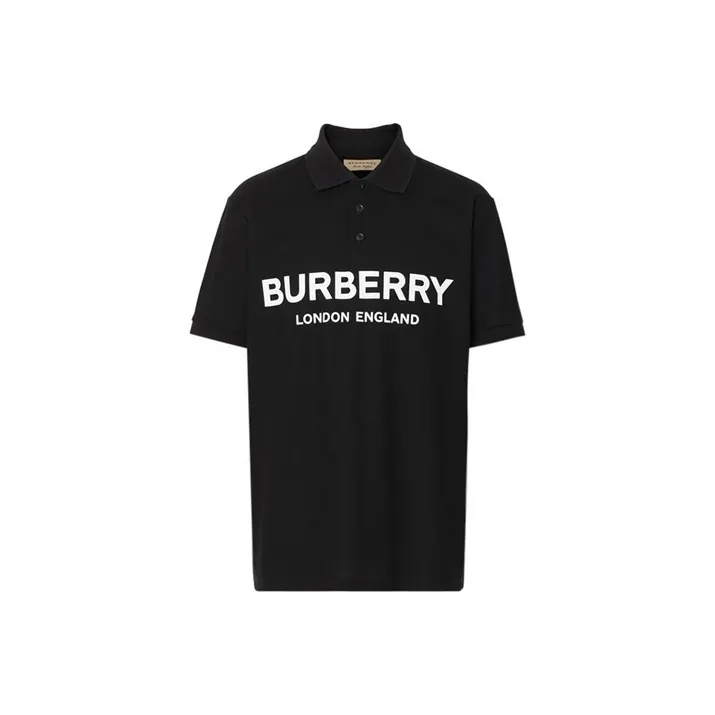 Burberry Polo Shirt Men's Black-0