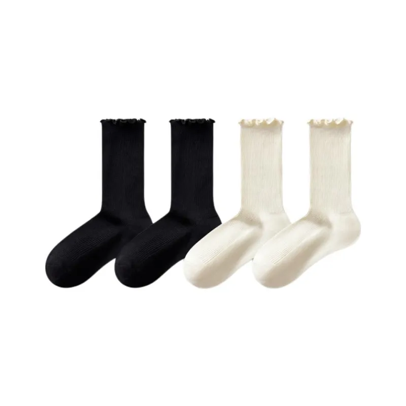 Temooues Mid Calf Socks Women's 4 Pack-7