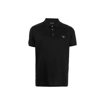 EMPORIO ARMANI Polo Shirts Men Black