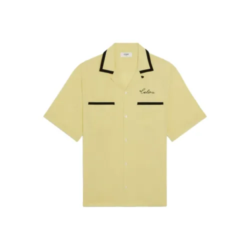 CELINE Shirts Men Yellow