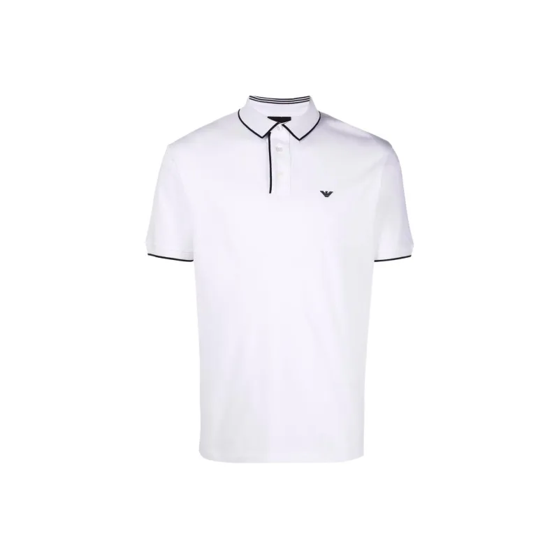 EMPORIO ARMANI Polo Shirts Men White-0