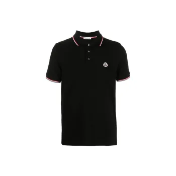 Moncler Logo Patch Short Sleeved Polo Shirt