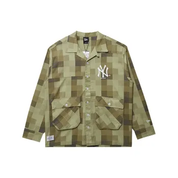 New Era Shirt Unisex Olive Green