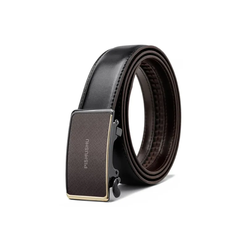 PISHUSHU Leather Belts Unisex-1