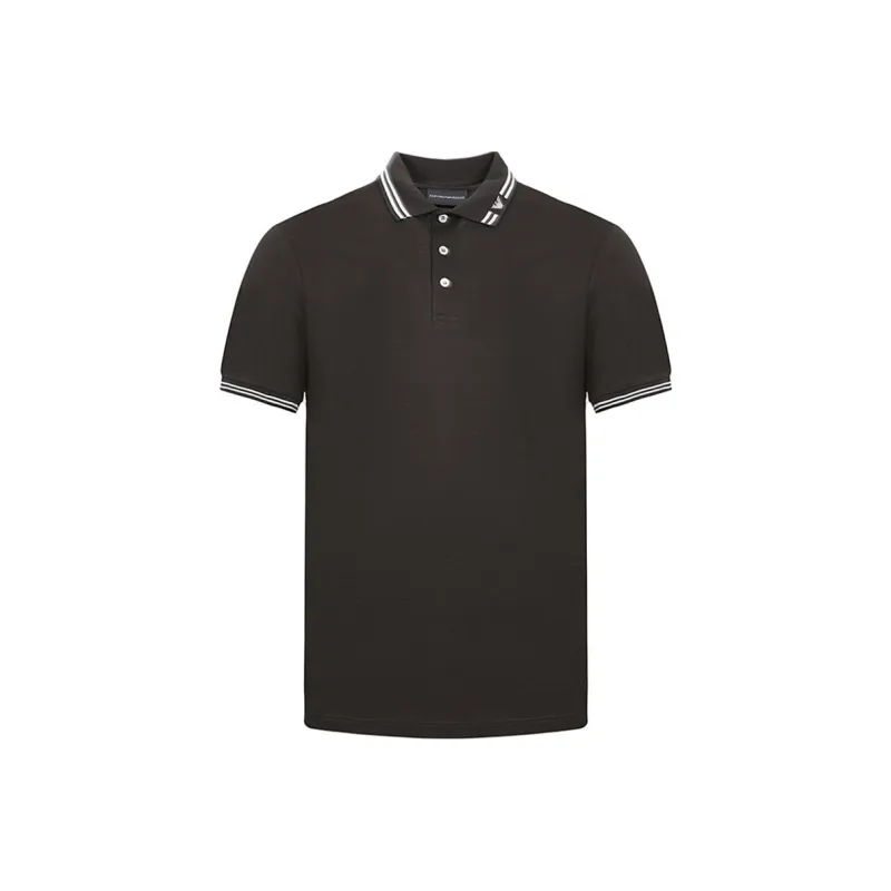 EMPORIO ARMANI Polo Shirts Men Army Green-0