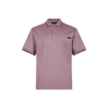 PRADA Polo Shirts Men Light Purple