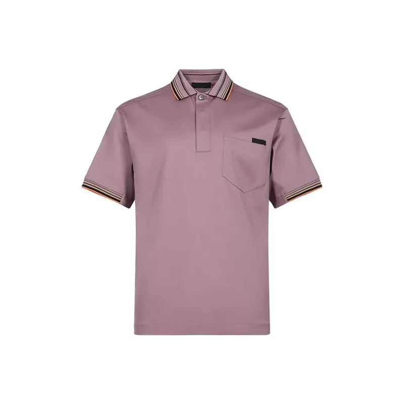 PRADA Polo Shirts Men Light Purple-0