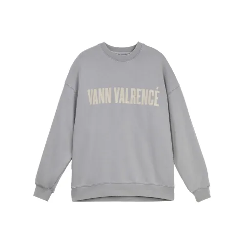 VANN VALRENCÉ Sweatshirts Unisex Smoke Gray