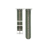 Green Interstice Gold-Jacquard Nylon Woven