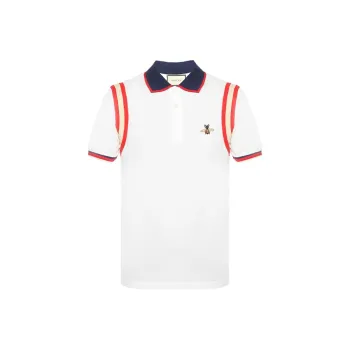 GUCCI Cotton Polo With Bee