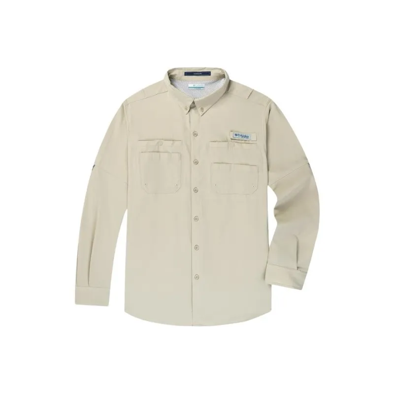 Columbia PFG Shirt Men's Light Khaki-0