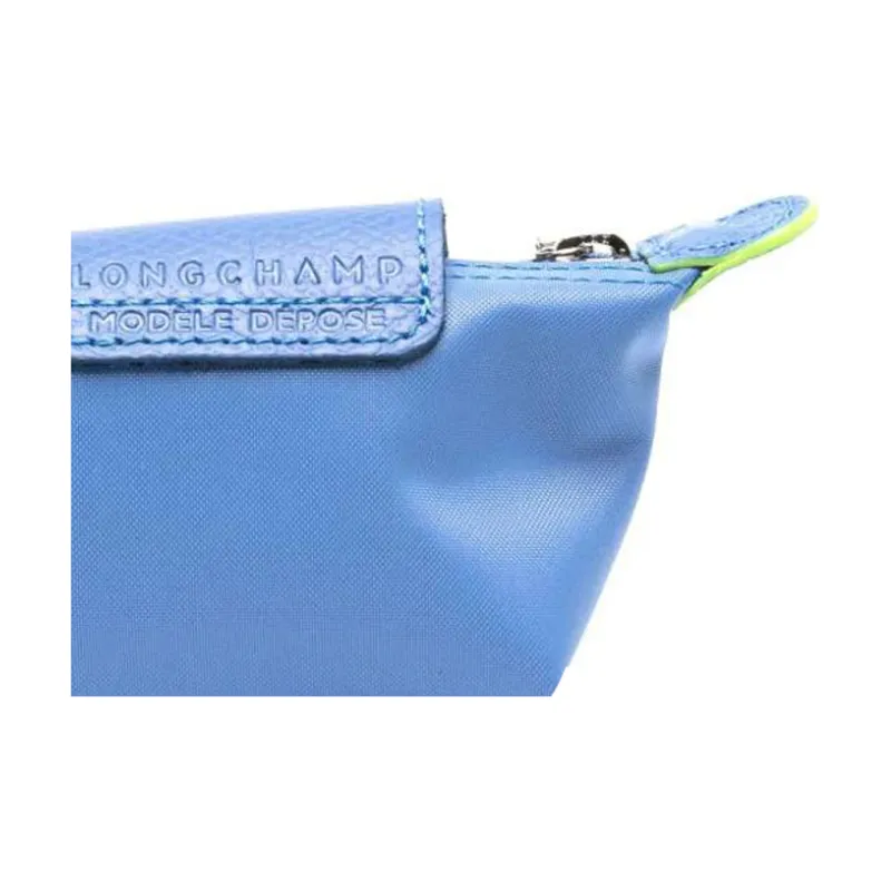 LONGCHAMP Le Pliage Green Recycled Polyamide Canvas Coin Purse Regular Women's Blue-4