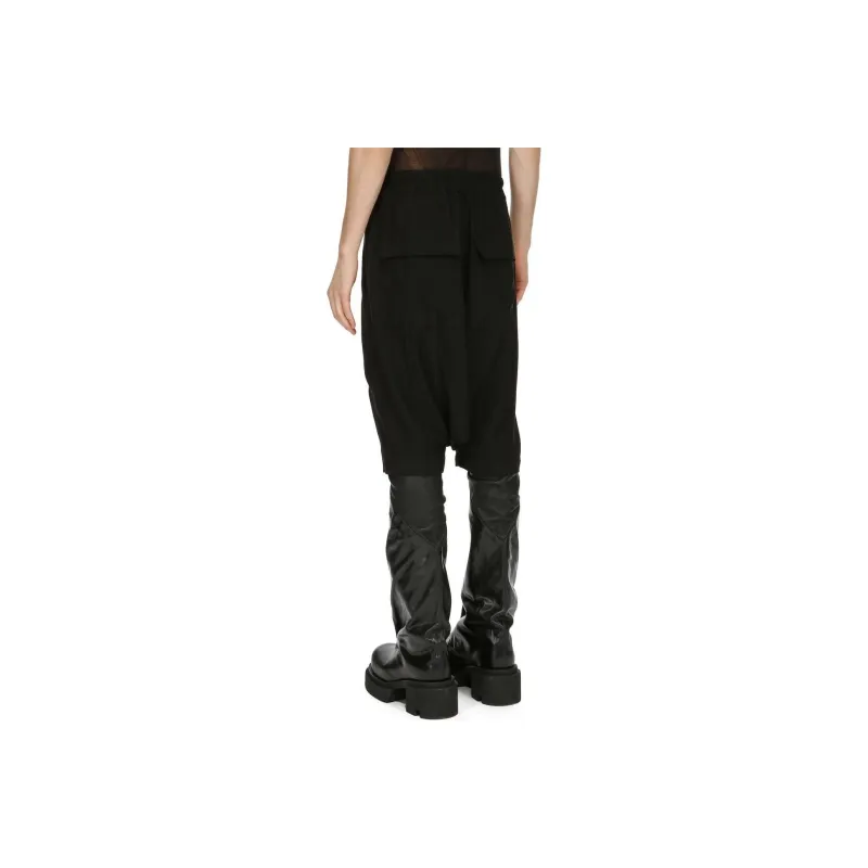 RICK OWENS/RO Luxor Rick's Pods Cady Casual Shorts Men's Black-1