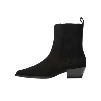 Aeyde Belinda Short Chelsea Boots 4cm Women's Black