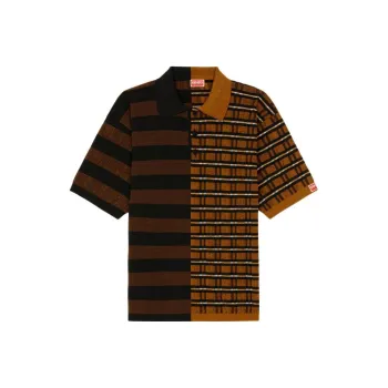 KENZO Polo Shirts Men Brown