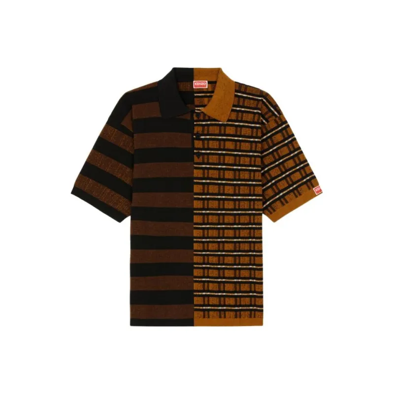 KENZO Polo Shirts Men Brown-0