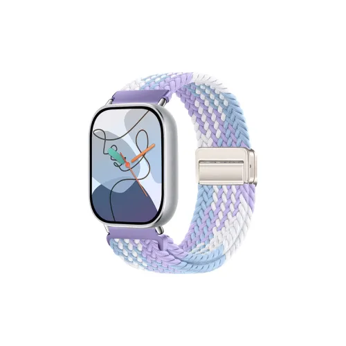 STEWPIGO Xiaomi Red Beige Compatibility Watch Band 219mm Nylon Material