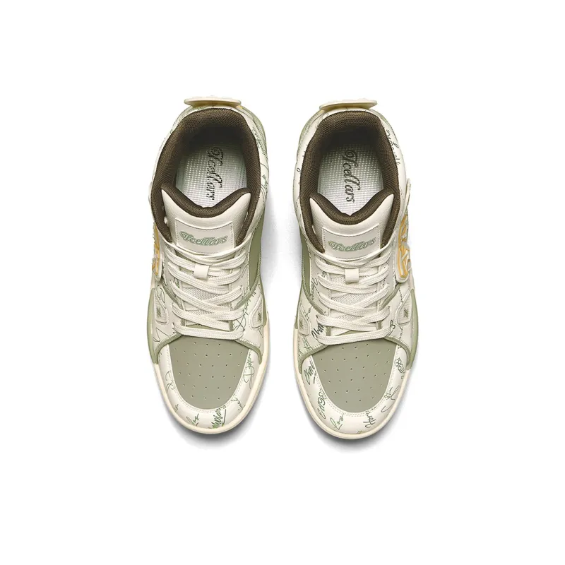 TCELLARS Cushioning Abrasion Resistant Breathable Height Increasing Rebound Mid Top Casual Shoes Unisex-9