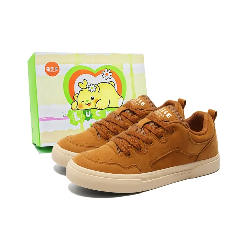 Budding Bear Slip Resistant, Abrasion Resistant, Lightweight, Support, Height Increasing Low Top Skateboard Shoes Men's-6