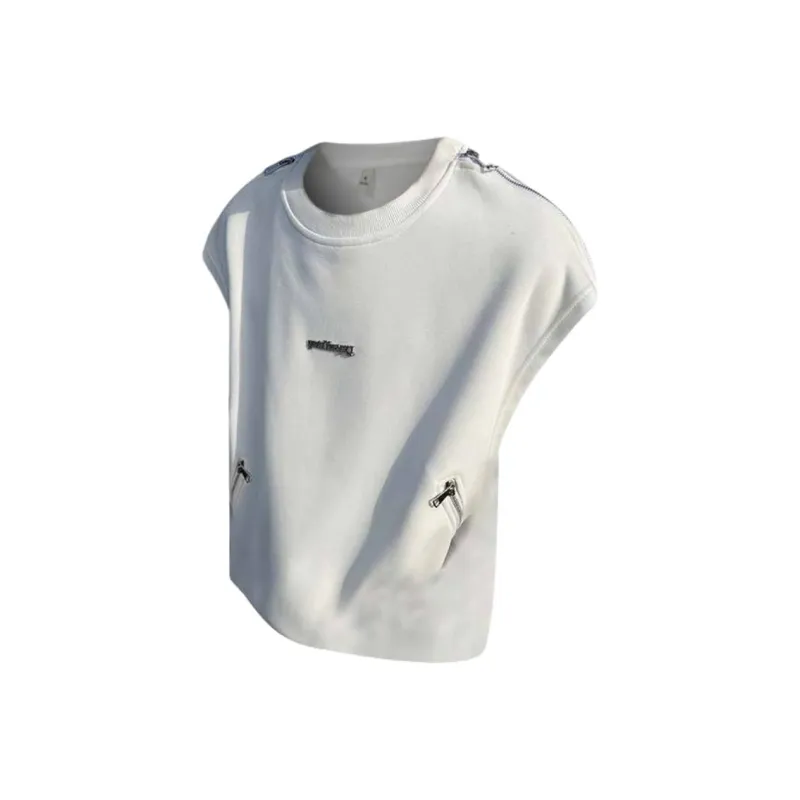 TESTUNG Fashion Versatile Sleeveless Sports Shirt Unisex-17