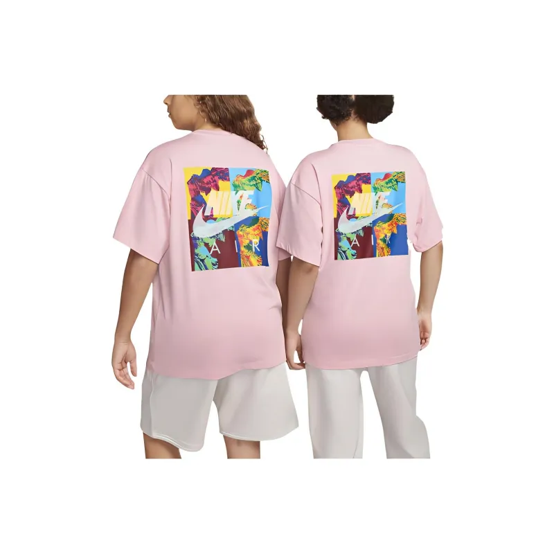 Nike T-Shirts Unisex Medium Soft Pink-1