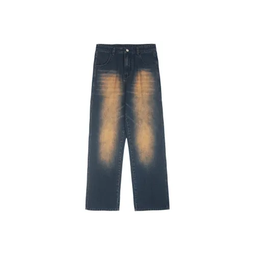 FAVEPOP Jeans Unisex Vintage Blue
