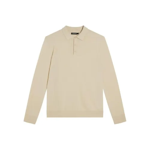 J.Lindeberg wiburg Merino Polo Shirt Sweatshirt Men's Ecru