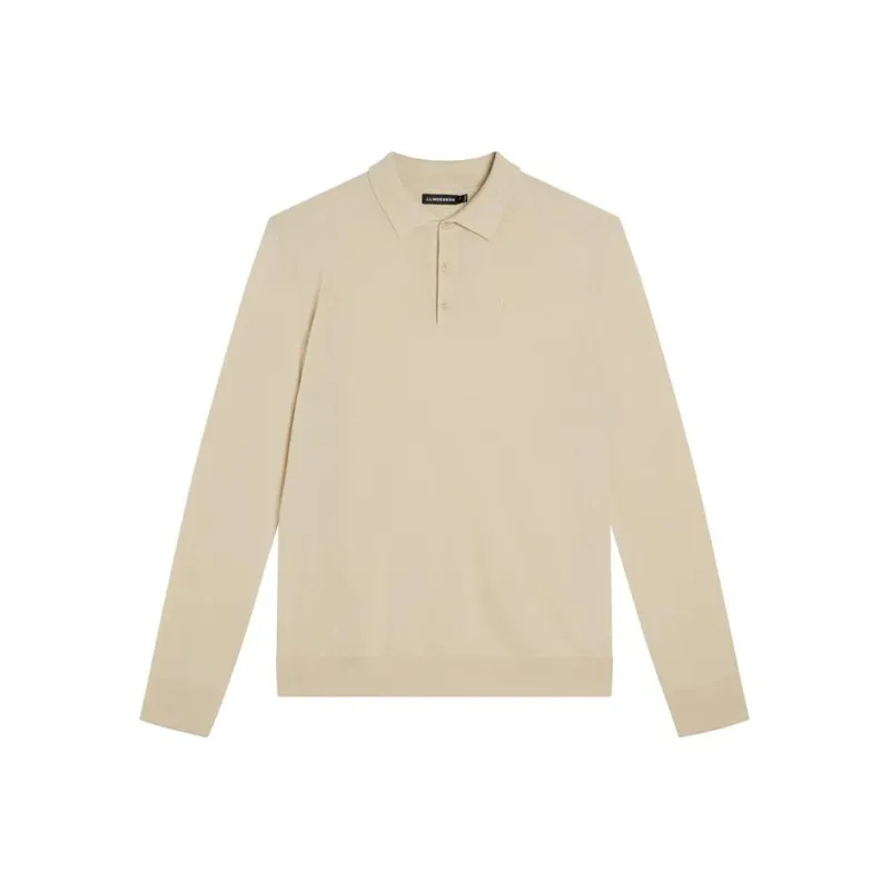 J.Lindeberg Noel Merino Polo Shirt Sweatshirt Men's Ecru-0