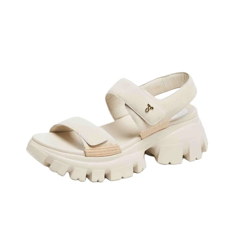 Staccato Almond Snow Skin One Strap Sandals 7cm Women's-1