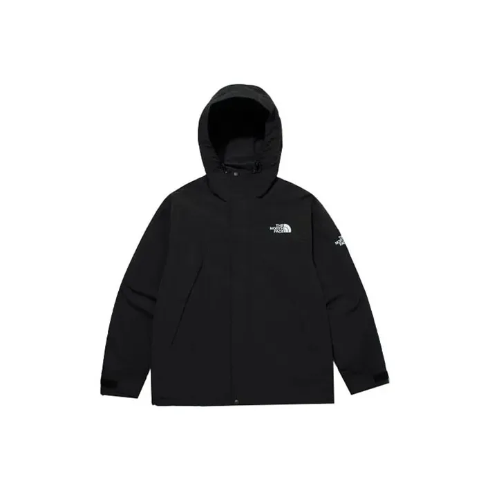 THE NORTH FACE Waterproof And Windproof Windbreaker Jacket Unisex Black-1