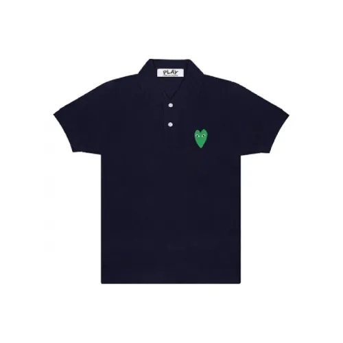 CDG Play Polo Shirt Men's Dark Blue