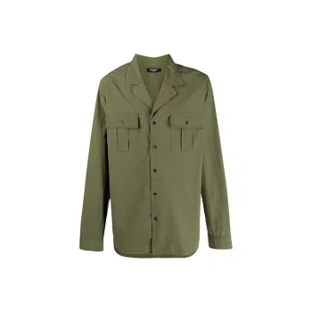 BALMAIN Shirts Men Green